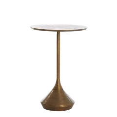 SIDE TABLE DMP METAL ANTIQUE BLACK 